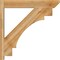 Ekena Millwork Merced Slat Rough Sawn Outlooker, Western Red Cedar, 6"W x 32"D x 32"H OUT06X32X32MRC06RWR - alternate 2